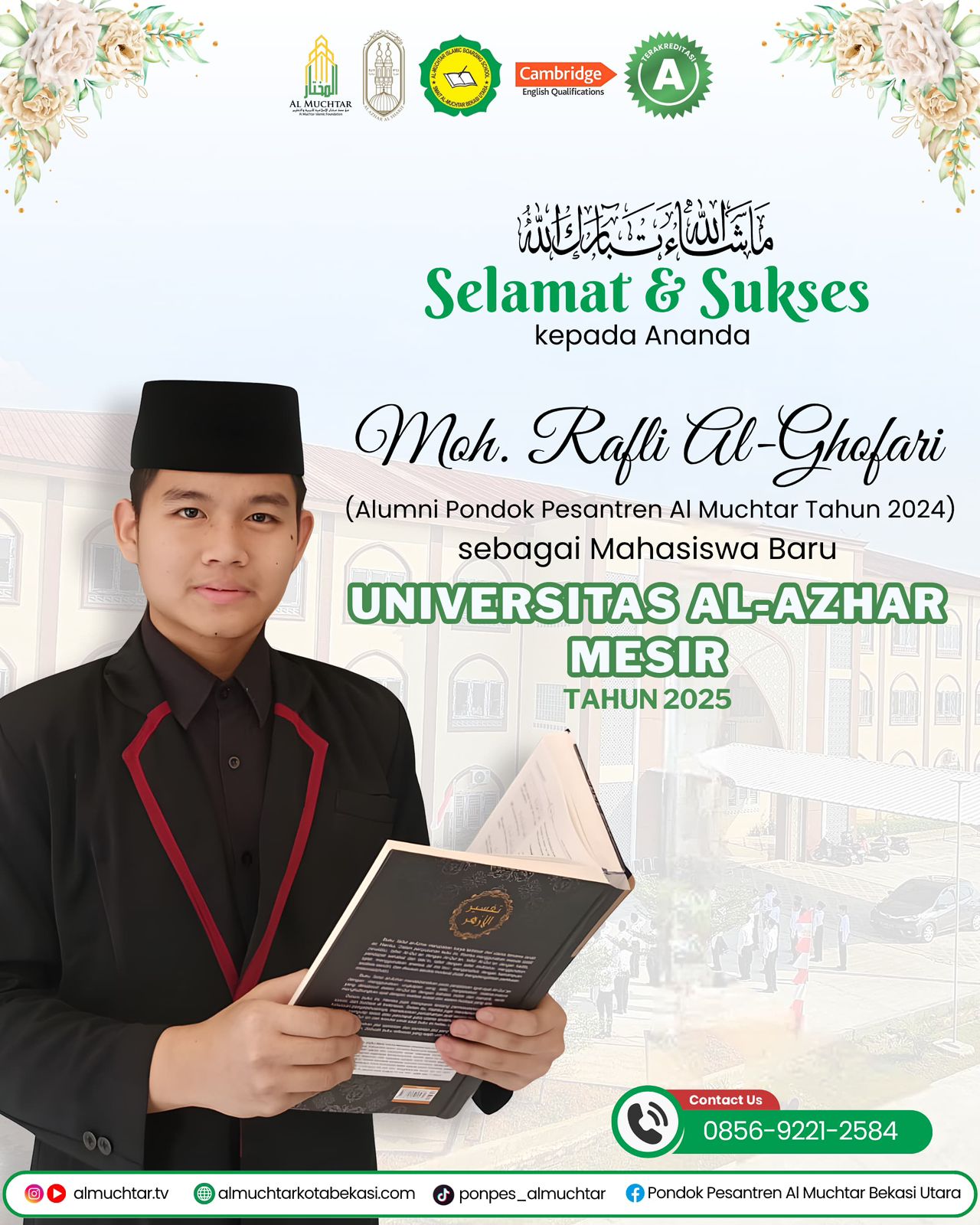 Program Boarding School Al Muchtar: Pendidikan 24 Jam dalam Lingkungan Islami
